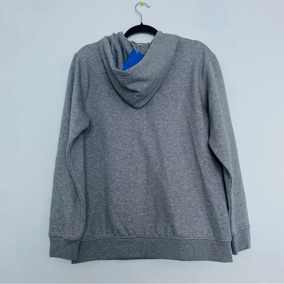 ADIDAS Light Heather Grey Pullover Hoodie Size Small - Picture 12 of 14